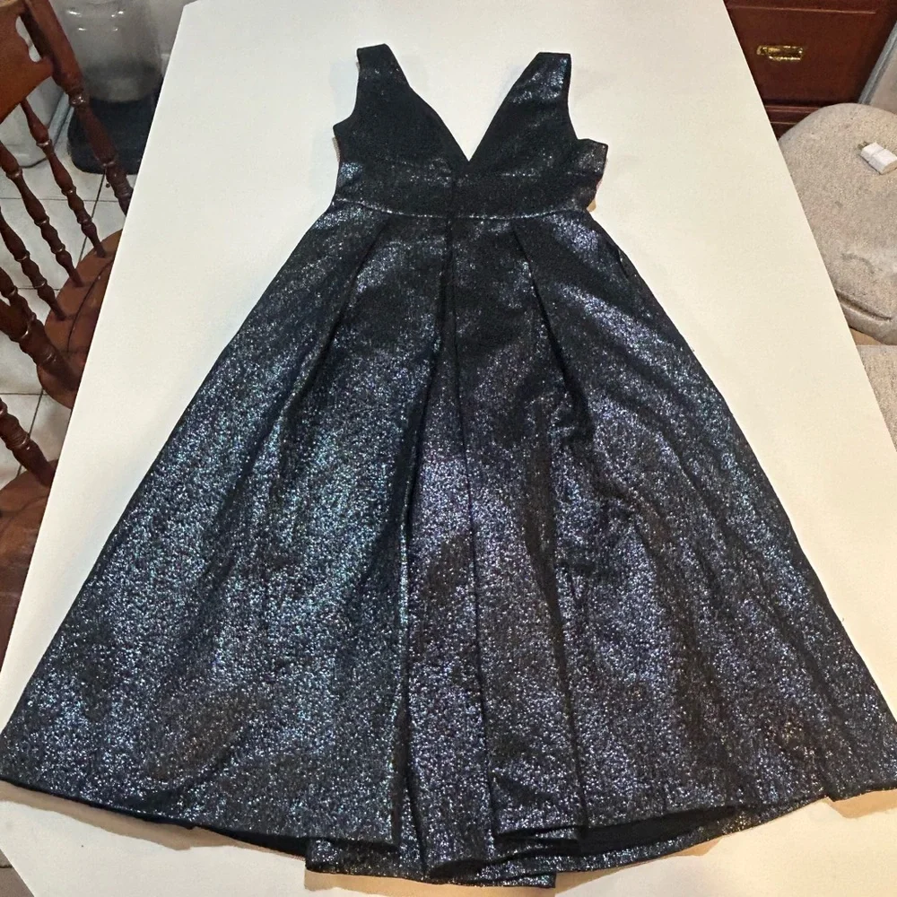 Cynthia Rowley Dree Jumpsuit in Metallic Charcoal - Size 6 - Picture 13 of 13